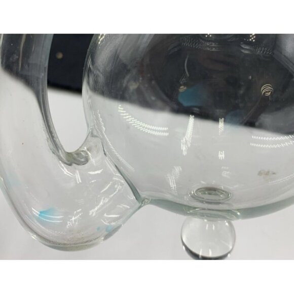 Weather Liquid Barometer Hanging Thunder Bottle Hand Blown Clear 10" - Picture 5 of 5